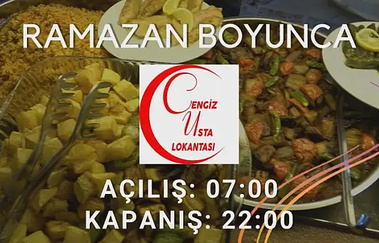 Cengiz Usta Lokantası Ramazana Hazır