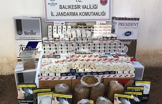 Dursunbey'de Tütün Kaçakçılarına Operasyon