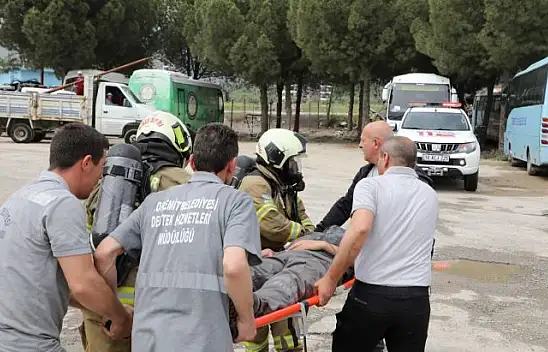 Edremit Belediyesi'nde Yangın Tatbikatı