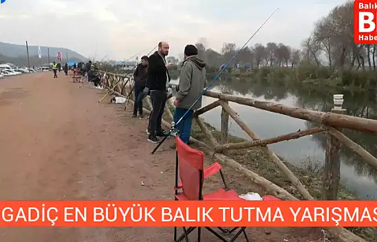 En Büyük Balık Tutma Yarışması Katılım Yoğun Oldu