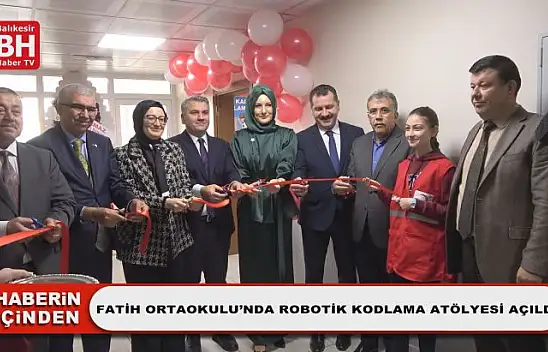 Fatih Ortaokulu'nda Robotik Kodlama Atölyesi Açıldı