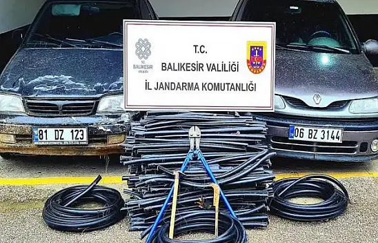 Gönen'de 'Kablo Hırsızlığı'