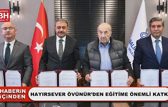 Hayırsever Övünür'den Eğitime Önemli Katkı