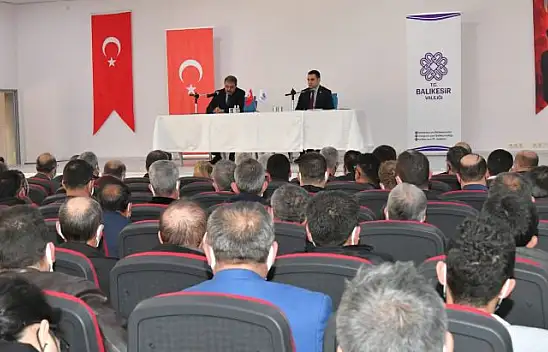 İvrindi'de Vali Şıldak Başkanlığında İlçe Değerlendirme Toplantısı yapıldı