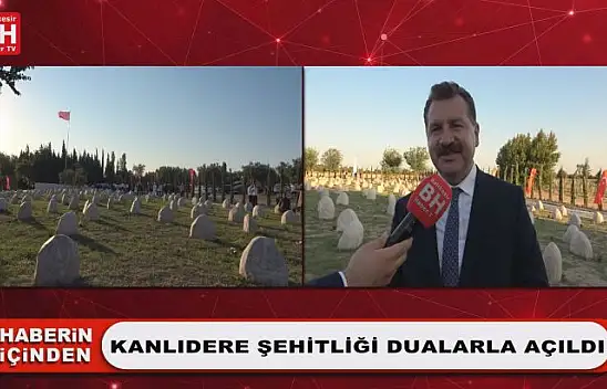 Kanlıdere Şehitliği Dualarla Açıldı