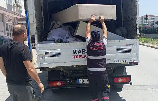 Karesi'de Tonlarca Atık Geri Dönüşüm İçin Toplandı