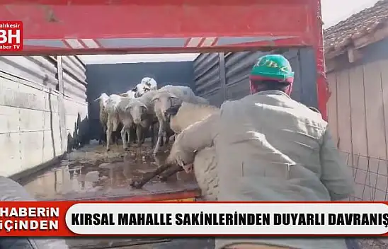 Kırsal Mahalle Sakinlerinden Duyarlı Davranış