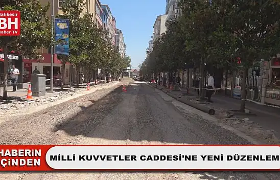 Milli Kuvvetler Caddesi'ne Yeni Düzenleme