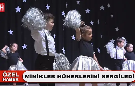 Minikler Hünerlerini Sergiledi