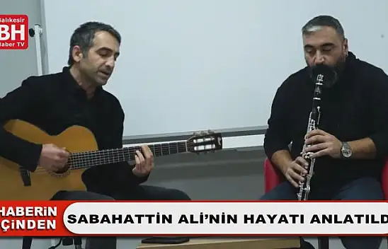 Sabahattin Ali'nin Hayatı Anlatıldı