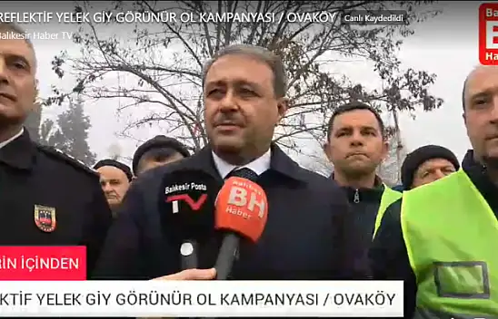 Reflektif YELEK Giy Görünür Ol Kampanyası
