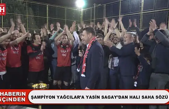 Şampiyon Yağcılar'a Yasin Sagay'dan Halı Saha Sözü