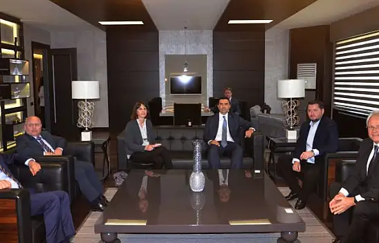 Sanayiciler Alman Başkonsolosuna Balıkesir'i anlattı ve OSB'yi gezdirdi 