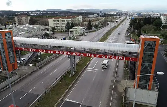 Şehit Cihan Gökkaya'nın adı üst geçitte yaşatılacak