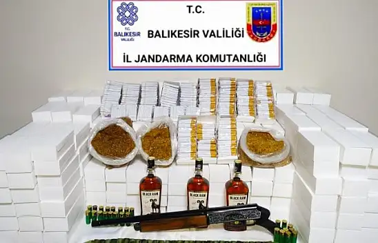 Sındırgı ve Burhaniye'de Tütün Kaçakçılığı Operasyonu