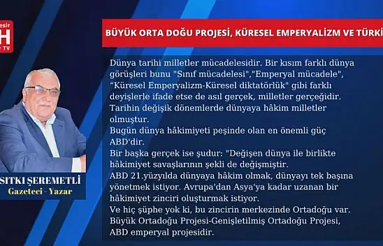 Sıtkı Şeremetli – Köşe Yazısı