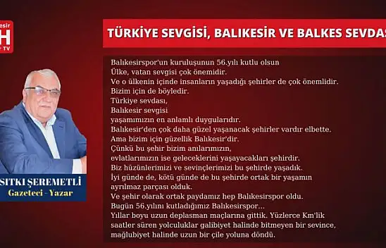 Sıtkı Şeremetli - Köşe Yazısı