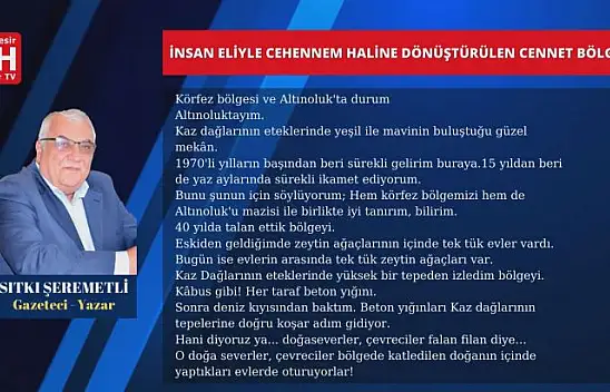 Sıtkı Şeremetli – Köşe Yazısı