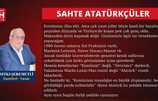 Sıtkı Şeremetli – Köşe Yazısı