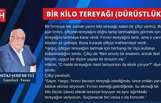 Sıtkı Şeremetli – Köşe Yazısı