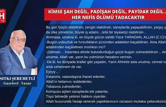 Sıtkı Şeremetli – Köşe Yazısı