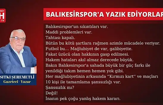 Sıtkı Şeremetli – Köşe Yazısı