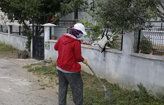 Tırpan Ve Temizlik Çalışmaları Sürüyor