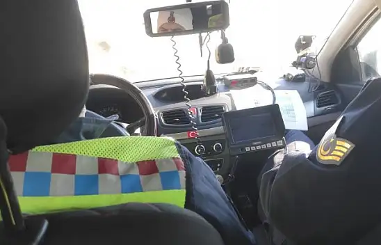 Trafik Timleri 'Radarla Hız Denetimi' Yaptı