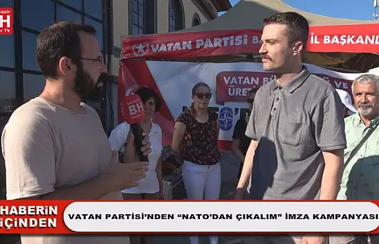 Vatan Partisi'nden 'NATO'dan Çıkalım' İmza Kampanyası
