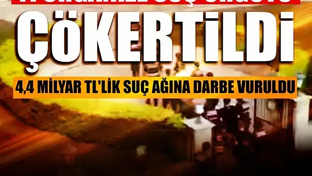 11 ayrı organize suç örgütüne operasyon: 90 gözaltı