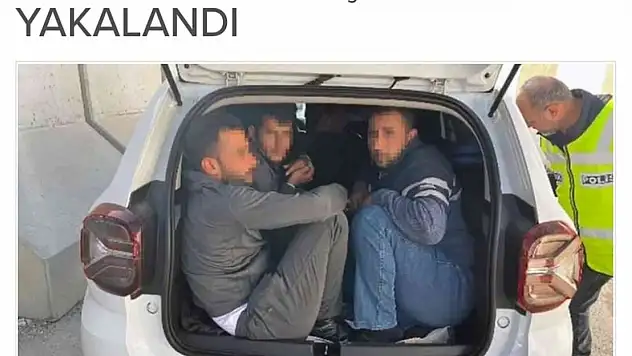 18 DÜZENSİZ GÖÇMEN YAKALANDI