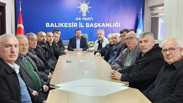 BAŞKAN AYDEMİR, ALTIEYLÜLLÜ MUHTARLARI DİNLEDİ