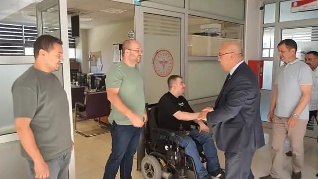İl Sağlık Müdürü Uzm. Dr. Serkan Kadir Keskin Personelle tek tek bayramlaştı