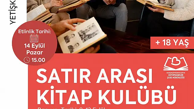 'Satır Arası Kitap Kulübü' kitap tutkunlarını buluşturuyor