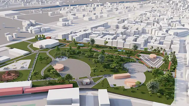 Susurluk Atatürk Parkı baştan sona yenileniyor