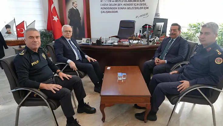 BURHANİYE PROTOKOLÜNDEN BAŞKAN DEVECİLER’E ZİYARET