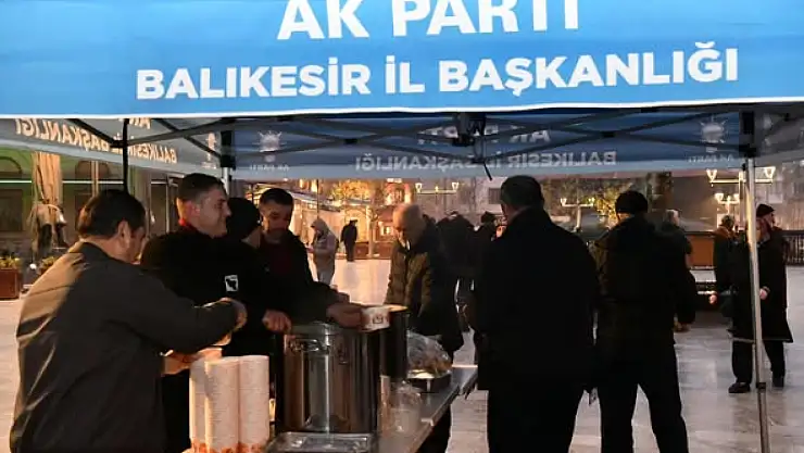 AK PARTİ BALIKESİR ÜÇ AYLARI ZAĞNOSPAŞA CAMİİ'NDE KARŞILADI