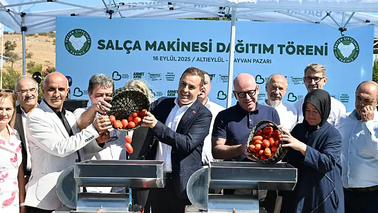 ·    Akın: 'Kimsesizlerin kimsesi olacağız'   200 ADET SALÇA MAKİNESİ DAĞITILDI