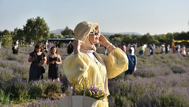 ALTIEYLÜL LAVANTA GÜNLERİ'NE BİNLERCE ZİYARETÇİ AKIN ETTİ