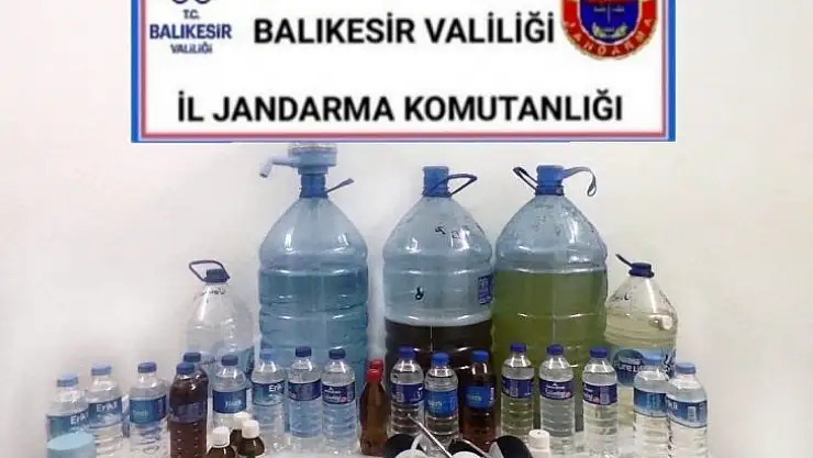 Ayvalık'ta Kaçak İçki Operasyonu