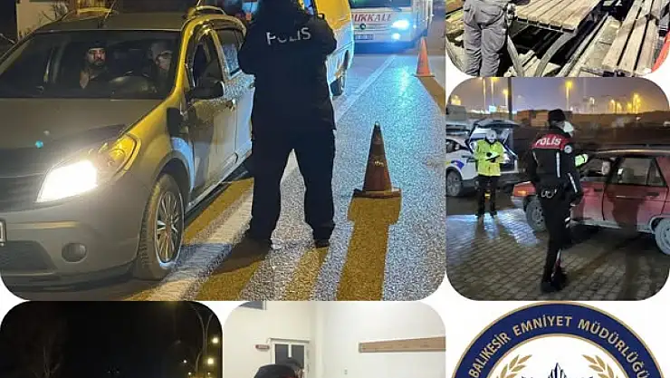 Balıkesir'de 'Asayiş Ve Trafik Huzur Uygulaması' Gerçekleştirildi.