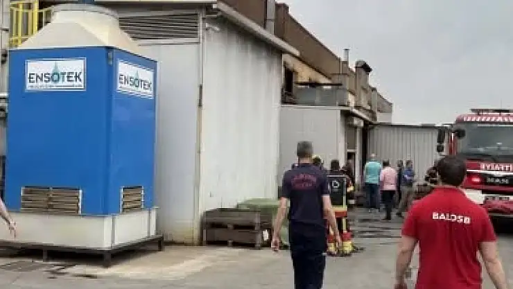 Balıkesir'de fabrikada çıkan yangın söndürüldü