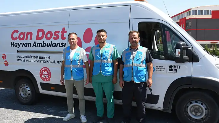 Balıkesir İtfaiyesi ve Can Dost ekibi Bursa'da görev başında