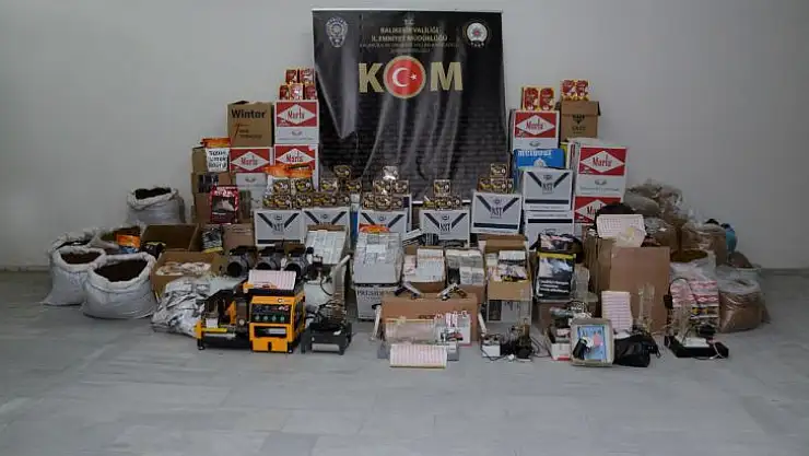 Balıkesir Organize Şubeden Büyük Tütün Operasyonu