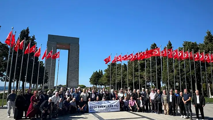 Balıkesirli Emekliler Çanakkale Ruhunu Hissetti
