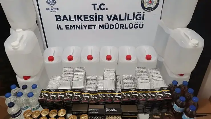 Bandırma'da Kaçakçılık Operasyonu