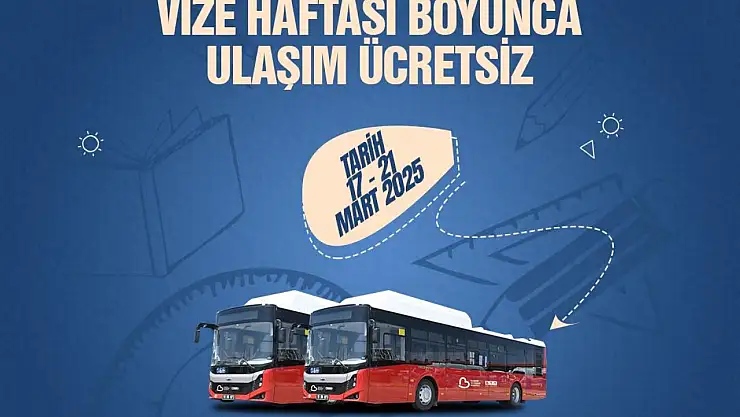 Başkan Akın, üniversitelilerin sınav haftasında ulaşımı ücretsiz yapıyor