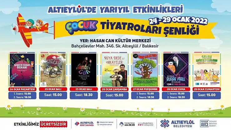 Başkan Avcı'dan çocuklara yarıyıl hediyesi Şenliğe hazır mısınız?