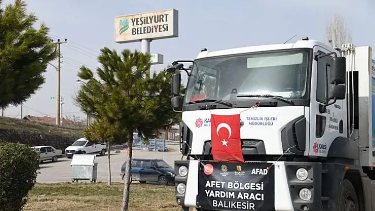 Başkan Orkan: 'Balıkesir Olarak Depremzedelerin Hizmetindeyiz'