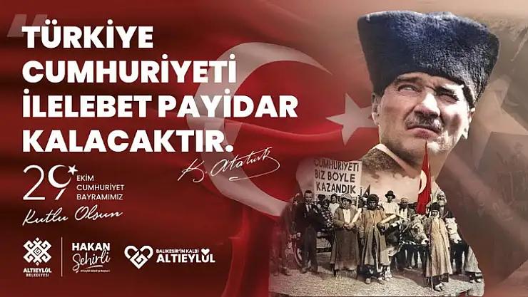 Başkan Şehirli: 'Cumhuriyet, Destansı Bir Bağımsızlık Zaferidir'